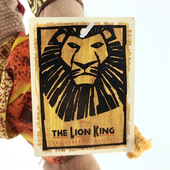 DISNEY The Lion King Simba Broadway Stuffed Toy & 1000 Stickers Activity Book - Picture 5 of 15